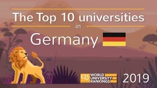 Meet Germanys Top 10 Universities 2019 [upl. by Tadich656]