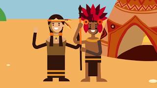 History of Native Americans Animation [upl. by Africah]