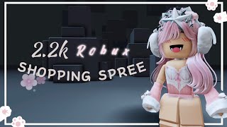 22K ROBLOX SHOPPING SPREE [upl. by Hendren]