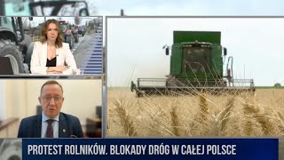 Protest Rolników Blokady dróg w całej Polsce  R Telus  Polska Na Dzień Dobry [upl. by Ariem701]