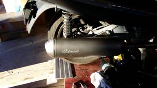 2003 Aprilia Atlantic 500 with LeoVince 4Road Exhaust Installed [upl. by Dahle]