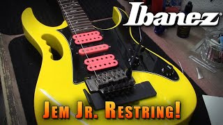 Ibanez Jem Jr Restring [upl. by Cassey148]