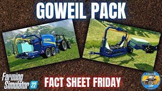 FACT SHEET FRIDAY  Goweil Pack  332023  Farming Simulator 22 [upl. by Amoreta135]