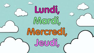 Les jours de la semaine  Comptine éducative afro pop pour maternelles [upl. by Colwell265]