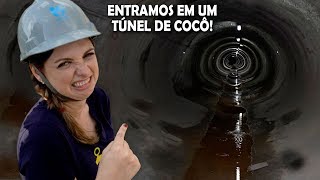 COMO É um SUPERTÚNEL de ESGOTO por DENTRO Boravê [upl. by Weingartner457]