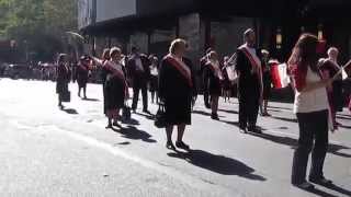 Pulaski Polish Day Parade on 5th Avenue in NYC  Clip 19  Bayonne New Jersey  October 05 2014 [upl. by Lorenza]