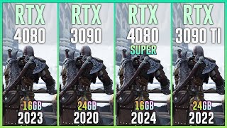 RTX 4080 vs RTX 3090 vs RTX 4080 SUPER vs RTX 3090 TI  Test in 25 Games [upl. by Kcirred]