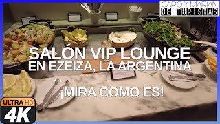 ¿Cómo es un SALÓN VIP o VIP LOUNGE Salón VIP en el Aeropuerto de Ezeiza La Argentina [upl. by Arymat]