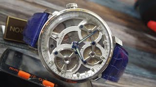 Accutron 26A209 Electrostatic Spaceview Evolution Blue [upl. by Kcirtapnhoj]