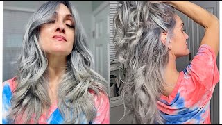 HOW TO SILVER HAIR AT HOME FULL TUTORIAL [upl. by Sivehc]