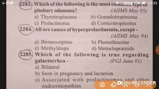 Hyperprolactinemia mcq [upl. by Mahmud376]