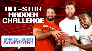 Kansas Citys TRAVIS KELCE vs SETH ROLLINS AllStar Madden Challenge — Special Guest Savepoint [upl. by Noleta460]