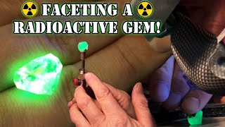 Cutting a Natural Glowing Gemstone [upl. by Romeo]