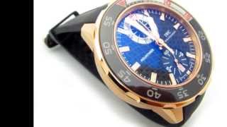 IWC Aquatimer Chronograph 18k Rose Gold Ref IW376903 [upl. by Modestia458]