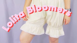 🧵🎀 How To Make Kawaii Lolita Bloomers 🎀🧵 [upl. by Clemmy]