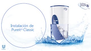 Instalación de Pureit® Classic [upl. by Enelec]