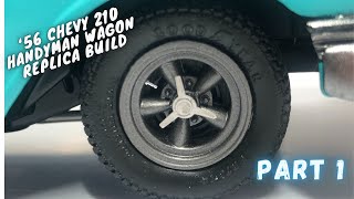 56 Chevy 210 Handyman Wagon Replica Build Part 1 [upl. by Africah]