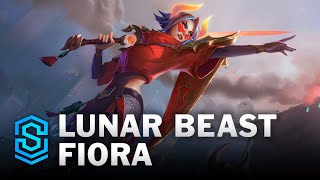 Dragonmancer Fiora Skin Spotlight  PreRelease  PBE Preview  League of Legends [upl. by Eenrahc]