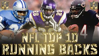 NFL Top 10 Best Running Backs Ever [upl. by Lotsyrk460]