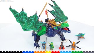 LEGO Ninjago Lloyds Legendary Dragon set 71766 review Thicc torso but good sensible build [upl. by Renick]