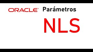 Parametros NLS Oracle [upl. by Flann]