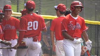 Phillies Scout Team Face 3 Travel Team in the NATION in SemiFinals at WWBA [upl. by Odom]