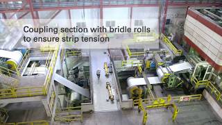 SMS group  Cold rolling  Pickling Line Tandem Cold Mill of JSW Steel Ltd [upl. by Ebenezer]