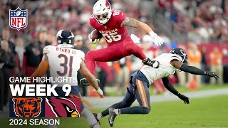 Chicago Bears vs Arizona Cardinals  2024 Week 9 Game Highlights [upl. by Yrrac]