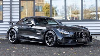 2020 MercedesBenz AMG GT R Pro  Magnetite Black  Walkaround 4K [upl. by Lynnell]