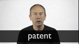 How to pronounce PATENT in British English [upl. by Kirwin915]