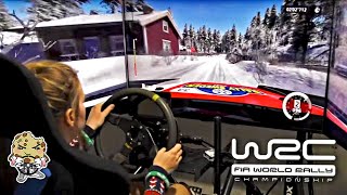 Rally Driver drives WRC 10 with DBOX Haptic Simulator [upl. by Taryn]