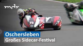 Oschersleben Großes SidecarFestival  MDR SACHSENANHALT HEUTE  MDR [upl. by Aynos580]