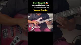 Impossible Bass Line Tapping Practice bass basstranscription jazzbass jazz [upl. by Cari]