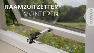 Raamuitzetters monteren  Raamuitzetter wegdraaibaar [upl. by Kearney]