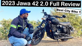 2023 Jawa 42 InDepth Review  Best 300cc Cruiser Bike  Should You Buy  WanderSane [upl. by Rhiana109]