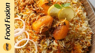 Aloo Dum Biryani Recipe By Food Fusion [upl. by Carri292]