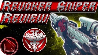 Destiny 2 Revoker Sniper How To Get amp Use Review – Opulence Crucible Pinnacle Weapon PvP Gameplay [upl. by Callean]