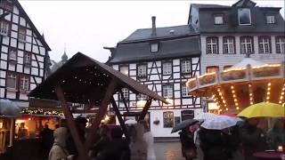 Christmas market in Monschau Germany [upl. by Orella]