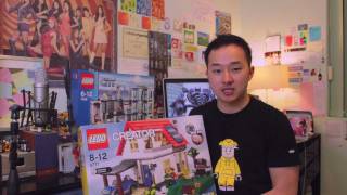 All Things Lego Stop motion Animated Build  Creator Hillside House 5771 Review [upl. by Redford994]