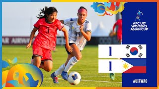 Full Match  AFC U17 Womens Asian Cup Indonesia 2024™  Group A  Korea Republic vs Philippines [upl. by Venetia]