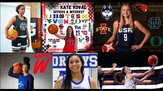 ESPNW Updates 20232024 Rankings Del Rosario Hidalgo SC UCLA UConn Womens Basketball Targets [upl. by Atekihc]