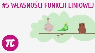 Własności funkcji liniowej 5  Funkcja liniowa [upl. by Manno]