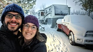 The Best RV Winter Setup How to RV in Winter and the Gear That Will Keep You Cozy Warm [upl. by Icats835]