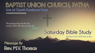 Saturday  Bible Study  06062020  Fight Covid  19 [upl. by Yort]