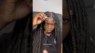 Locs AccessoriesFaux locs jewelry How To crochet individual faux locs [upl. by Novanod856]