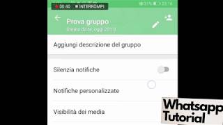 Come cancellare un gruppo WhatsApp Tutorial [upl. by Kress]