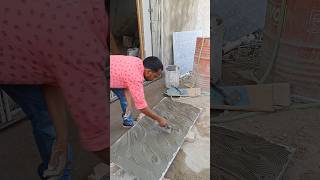 टाइल्स में पेस्ट ऊपर नीचे क्यों दिया जाता है construction tiles [upl. by Ellenehc]