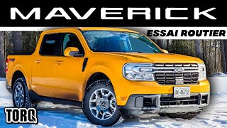 LA MEILLEURE PETITE CAMIONNETTE  FORD MAVERICK LARIAT FX4 2022  ESSAI ROUTIER [upl. by Boyd]