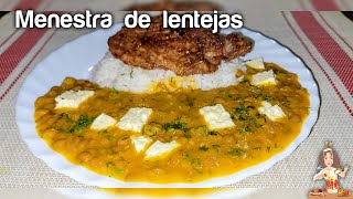 🇪🇨La mejor MENESTRA DE LENTEJAS‼️♨️ [upl. by Notsle]