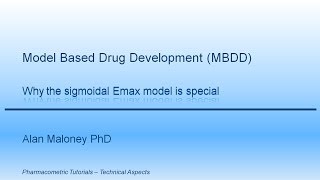 L3  Why the Sigmoidal Emax model is Special [upl. by Eyaf81]